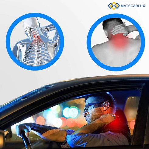 Pack Coussin Lombaire Cervical Voiture -50% | Matscarlux